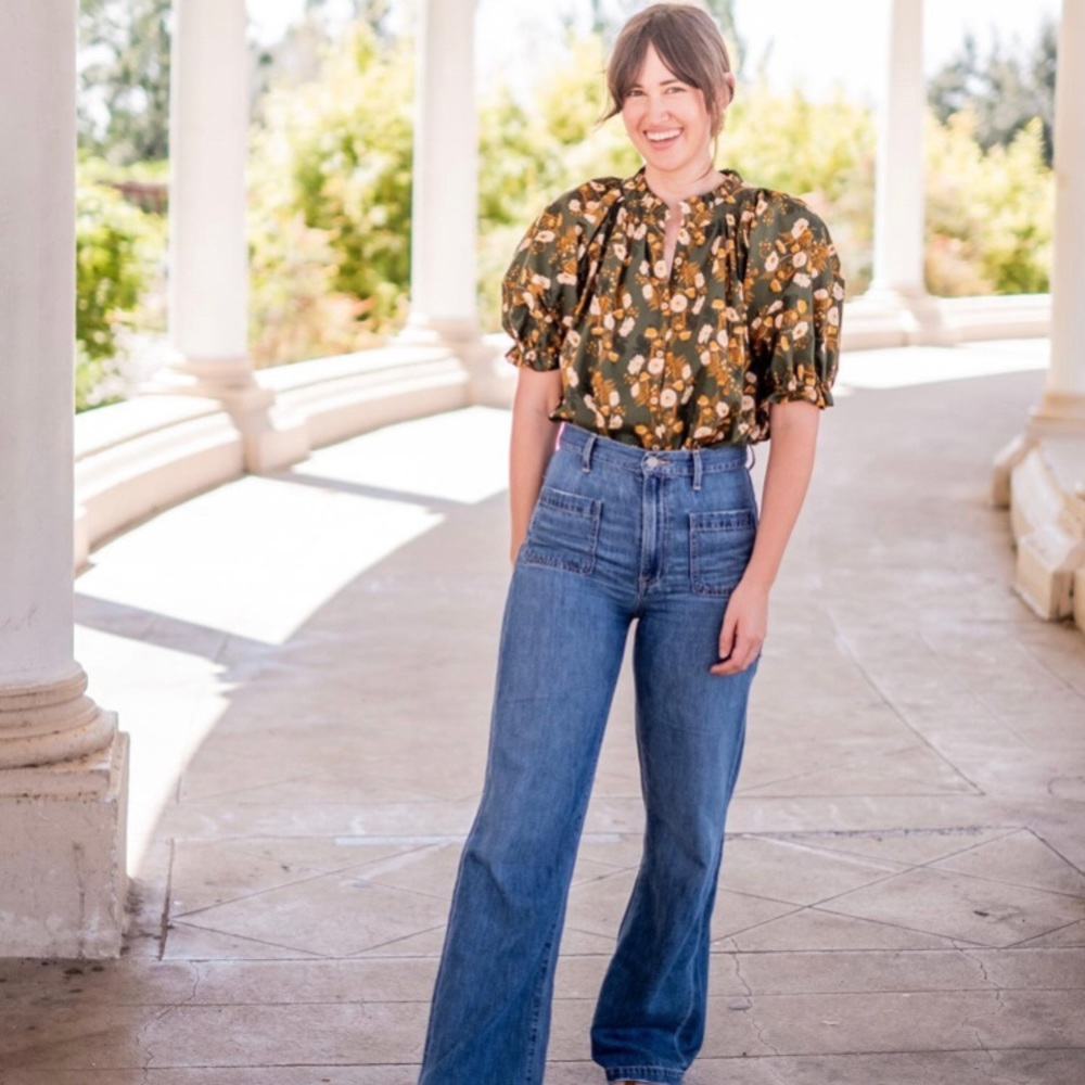 Able Leah Sailor Wide Leg Jeans